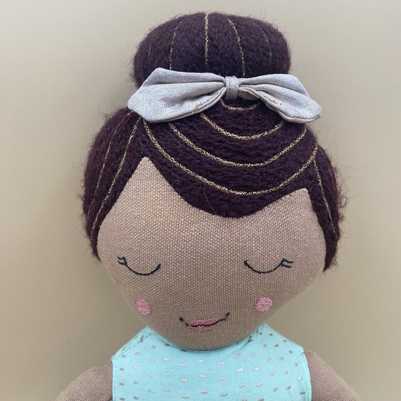 Pillowfort Ballerina Doll Teal Tulle Fabric Plush 21.5" Target - Picture 2 of 11